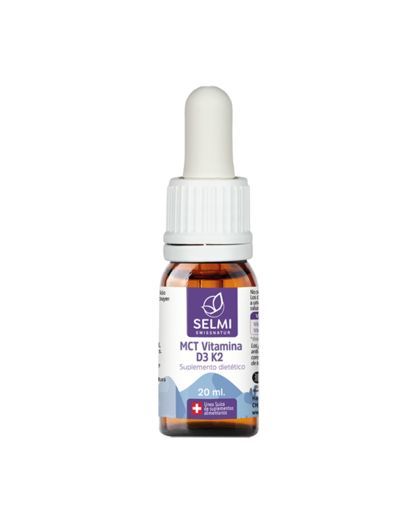 Aceite MCT Vitamina D3 y K2, 20 ml