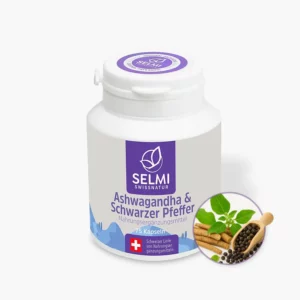 Ashwagandha & Schwarzer Pfeffer – 75 Kapseln (1027628)