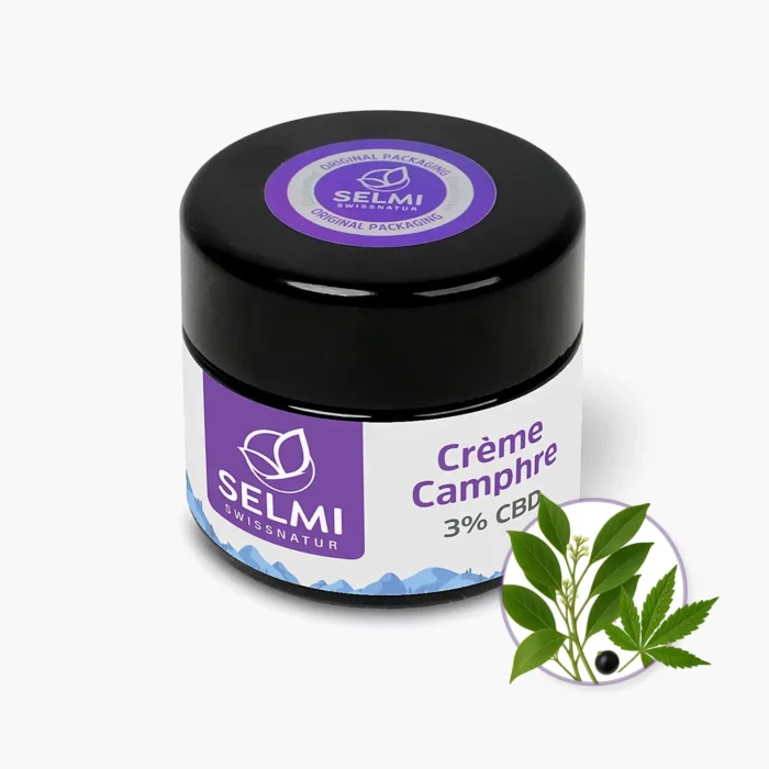 Crème au Camphre 3 % avec CBD – 50 g (VK20107-5)